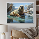Walrus Arctic Serenade - Walrus Home Decor Art
