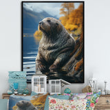 Walrus Coastal Reflections - Walrus Wall Decor