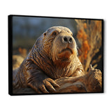 Walrus Golden Tusks - Walrus Wall Decor