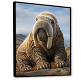 Walrus Majestic Ivory - Brown Walrus Wall Art