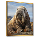 Walrus Majestic Ivory - Brown Walrus Wall Art