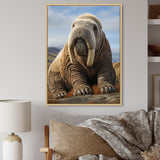Walrus Majestic Ivory - Brown Walrus Wall Art