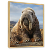 Walrus Majestic Ivory - Brown Walrus Wall Art