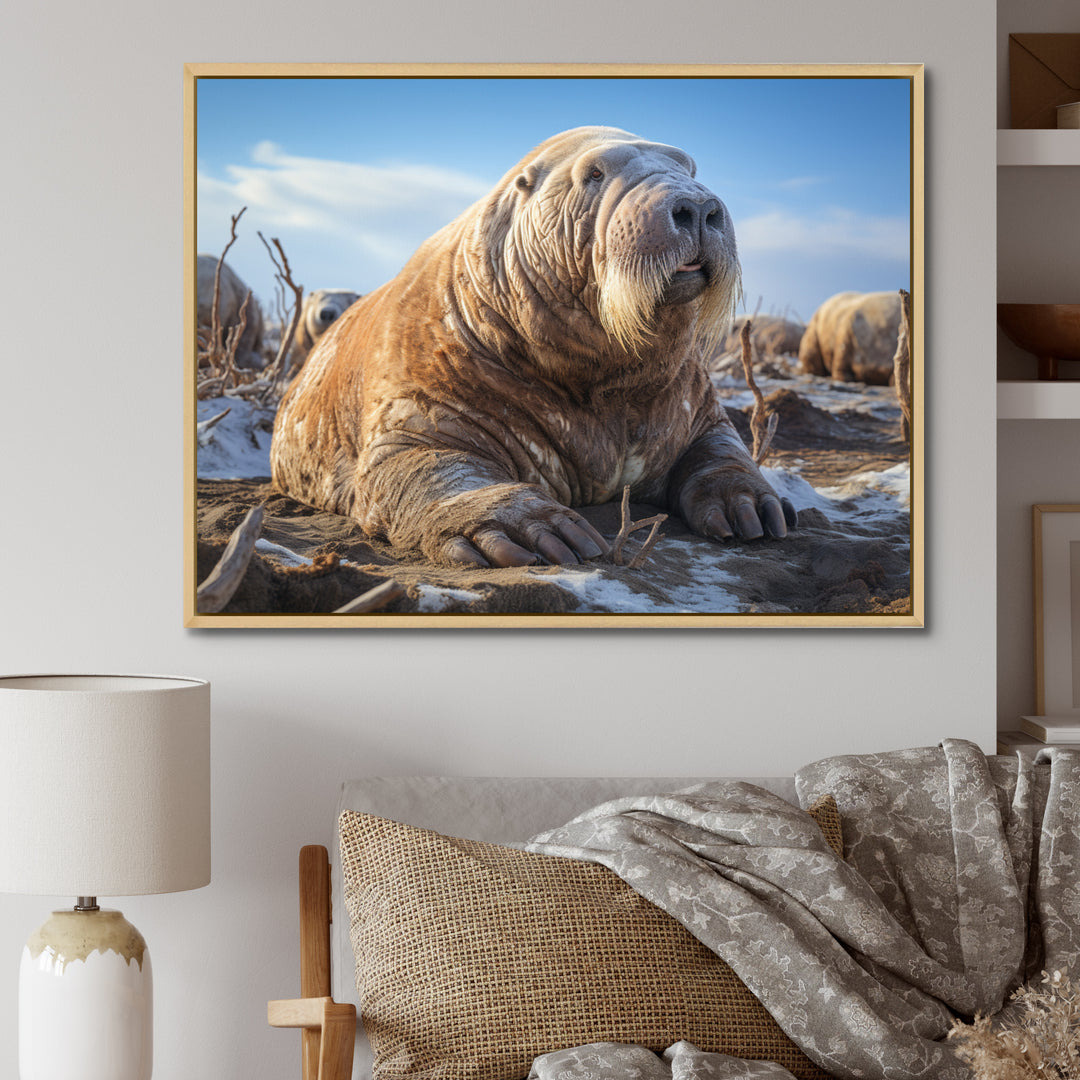 Walrus Tundra King - Walrus Home Decor Art