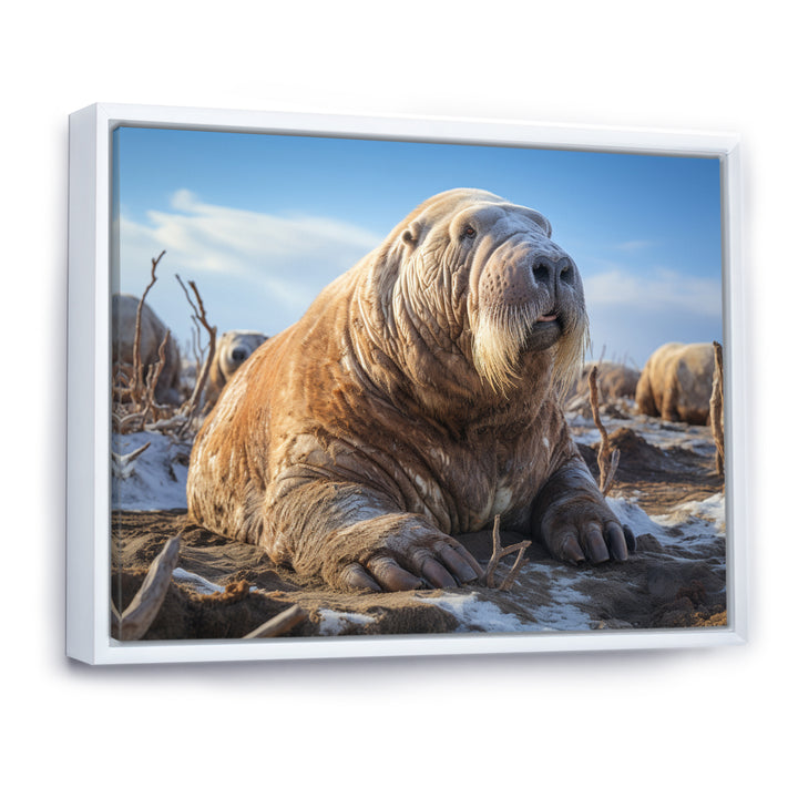 Walrus Tundra King - Walrus Home Decor Art