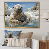 Walrus Wonder - Walrus Living Room Wall Art