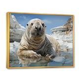 Walrus Wonder - Walrus Living Room Wall Art
