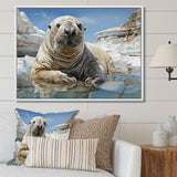 Walrus Wonder - Walrus Living Room Wall Art