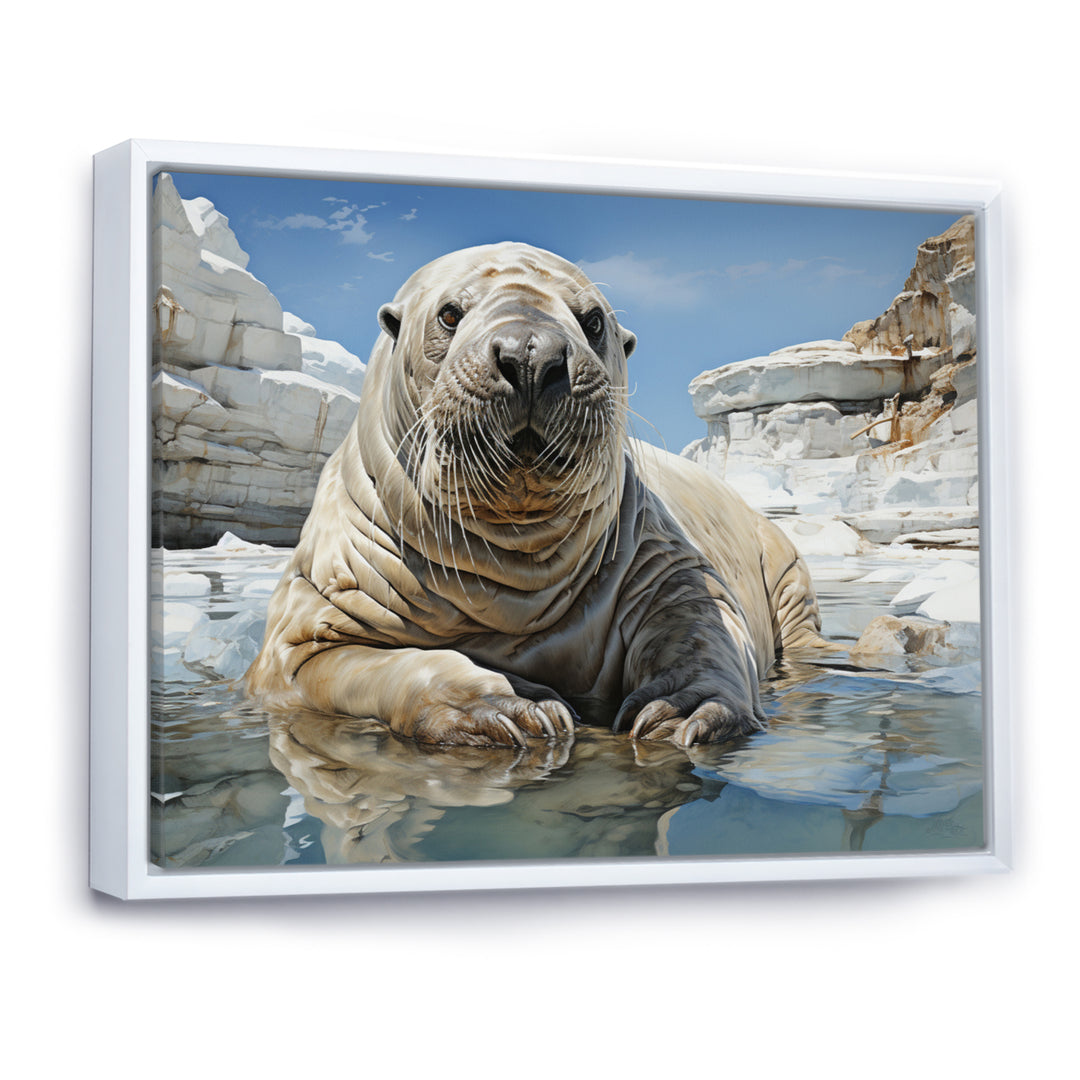 Walrus Wonder - Walrus Living Room Wall Art