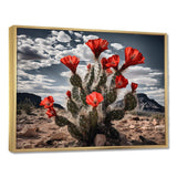 Western Desert Cactus Serenade - People Canvas Wall Art