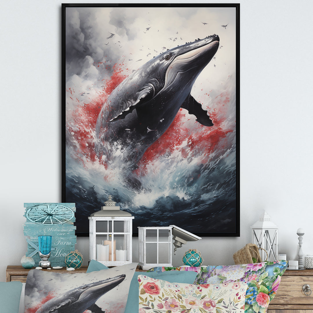 Whale Gentle Giants - Whale Bedroom Wall Art