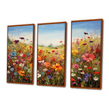 Colorful Wildflowers Meadow Blooms I - Multi-Panels