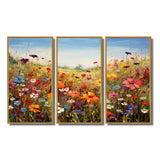 Colorful Wildflowers Meadow Blooms I - Multi-Panels