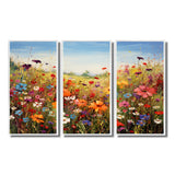 Colorful Wildflowers Meadow Blooms I - Multi-Panels