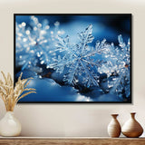 Glimmering Snowflakes II - Landscapes Canvas Wall Art