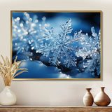 Glimmering Snowflakes II - Landscapes Canvas Wall Art