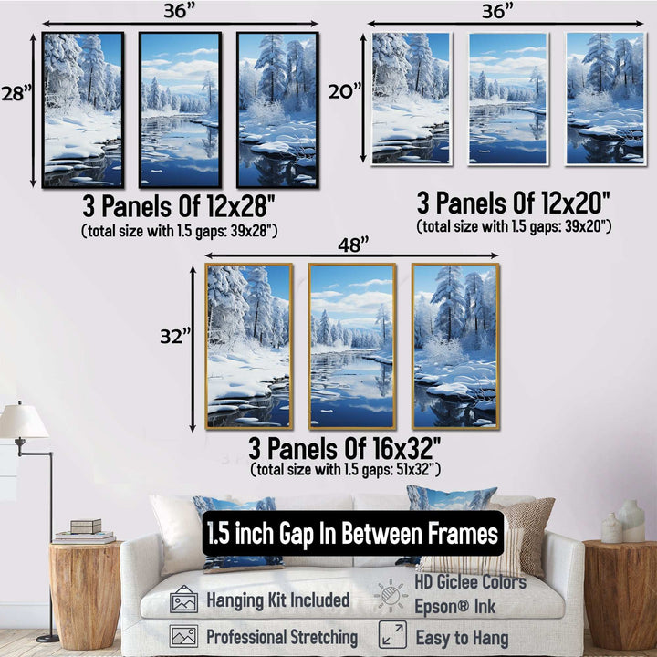 USA Great Smoky Mountains Landscape I - Multi-Panel Canvas Prints