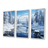 Winter Snowy Serenity III - Canvas Wall Art Sets