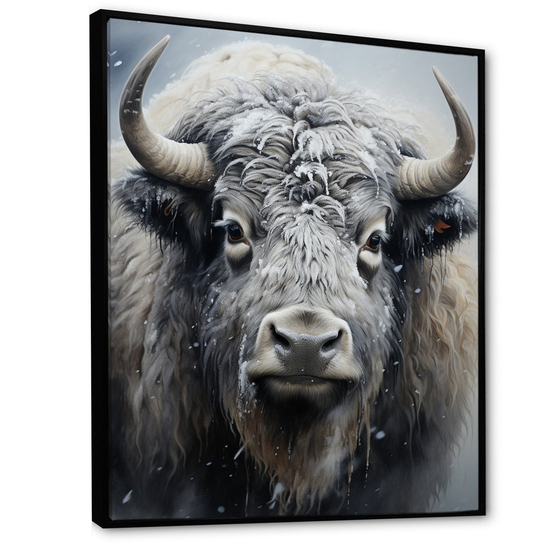 Yaks Gentle Giants Pointillism - Yaks Wall Decor