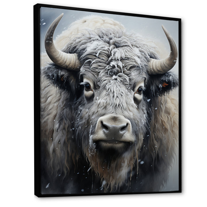 Yaks Gentle Giants Pointillism - Yaks Wall Decor