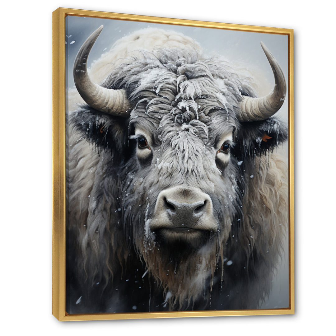 Yaks Gentle Giants Pointillism - Yaks Wall Decor