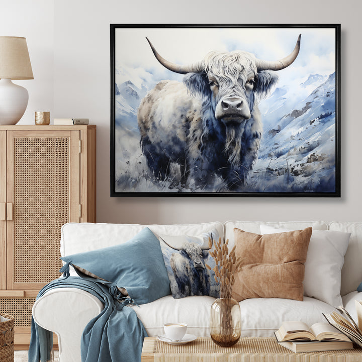 Yaks Majestic Grace Pointillism - Yaks Wall Decor