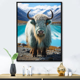 Yaks Solitude In Monochrome - Yaks Home Decor Art