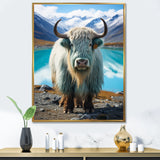 Yaks Solitude In Monochrome - Yaks Home Decor Art