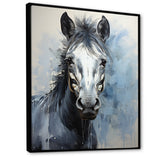 Zebra Bold Brushstrokes - Zebra Canvas Wall Art