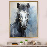 Zebra Bold Brushstrokes - Zebra Canvas Wall Art