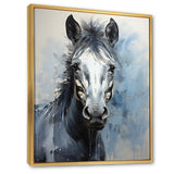 Zebra Bold Brushstrokes - Zebra Canvas Wall Art