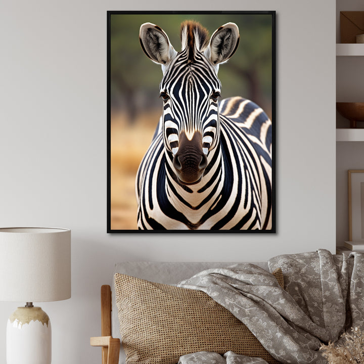 Zebra Patterns In - Zebra Living Room Wall Art