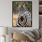 Zebra Patterns In - Zebra Living Room Wall Art