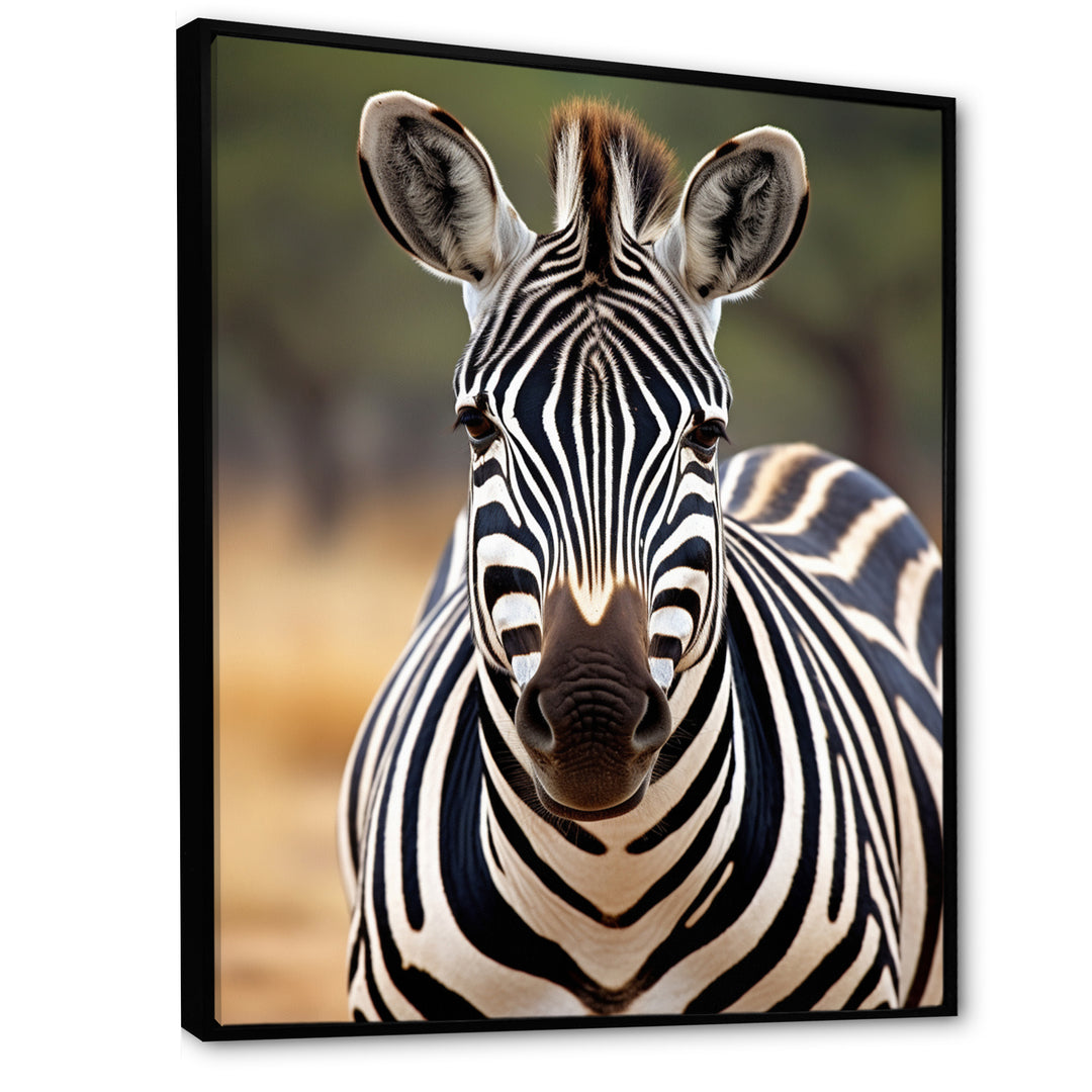 Zebra Patterns In - Zebra Living Room Wall Art