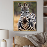 Zebra Patterns In - Zebra Living Room Wall Art