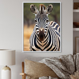 Zebra Patterns In - Zebra Living Room Wall Art