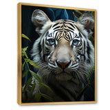 Tiger Zenith Portrait - Zebra Canvas Wall Art