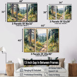 USA Great Smoky Mountains Landscape I - Multi-Panel Canvas Prints