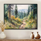 Little Road In Mountain Landscape X - Landscapes Canvas Wall Art