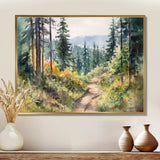 Little Road In Mountain Landscape X - Landscapes Canvas Wall Art