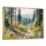 Little Road In Mountain Landscape X - Landscapes Canvas Wall Art