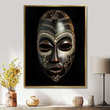 Ethnical Traditional African Mask IV - People Canvas Wall Art