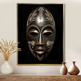 Ethnical Traditional African Mask V - People Canvas Wall Art