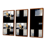 Grey and Gold Transcendent Impressions I - Multi-Panels