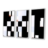 Orange Blue Fractal Fluidity I - Multi-Panels