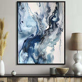 Blue and Grey Ethereal Elixir II - Abstract Canvas Wall Art