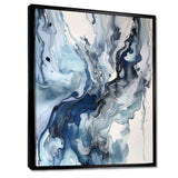 Blue and Grey Ethereal Elixir II - Abstract Canvas Wall Art