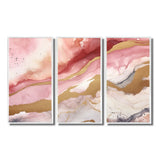 Pink and Gold Enchanted Spills I - Multi-Panels