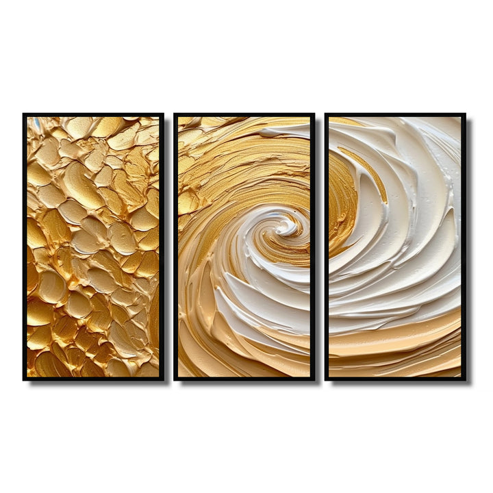 Gold Eternal Swirl I - Multi-Panels