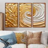 Gold Eternal Swirl I - Multi-Panels